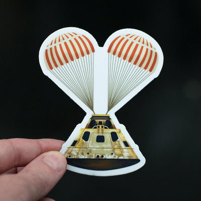 Apollo Parachute Sticker