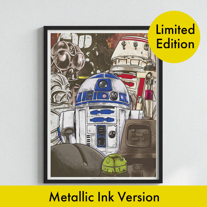 R2D2 Limited Edition Print