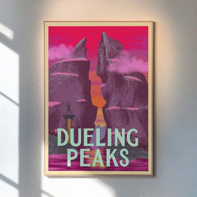 Dueling Peaks Blood Moon Print