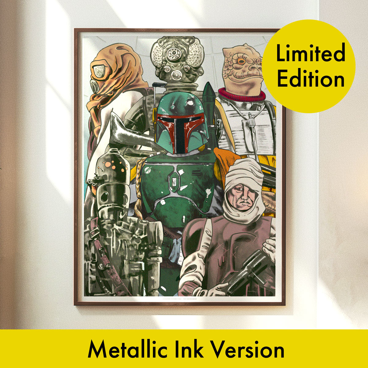 Empire Strikes Back Boba Fett Limited Edition Print