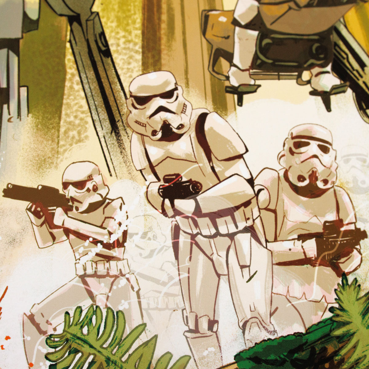 Endor Battle Scene Print