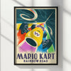 Mario Kart Rainbow Road Print