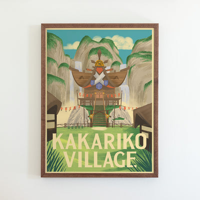 Kakariko Village Print