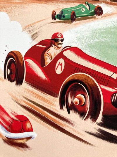 Mario Kart Grand Prix Print by Alex Pearson