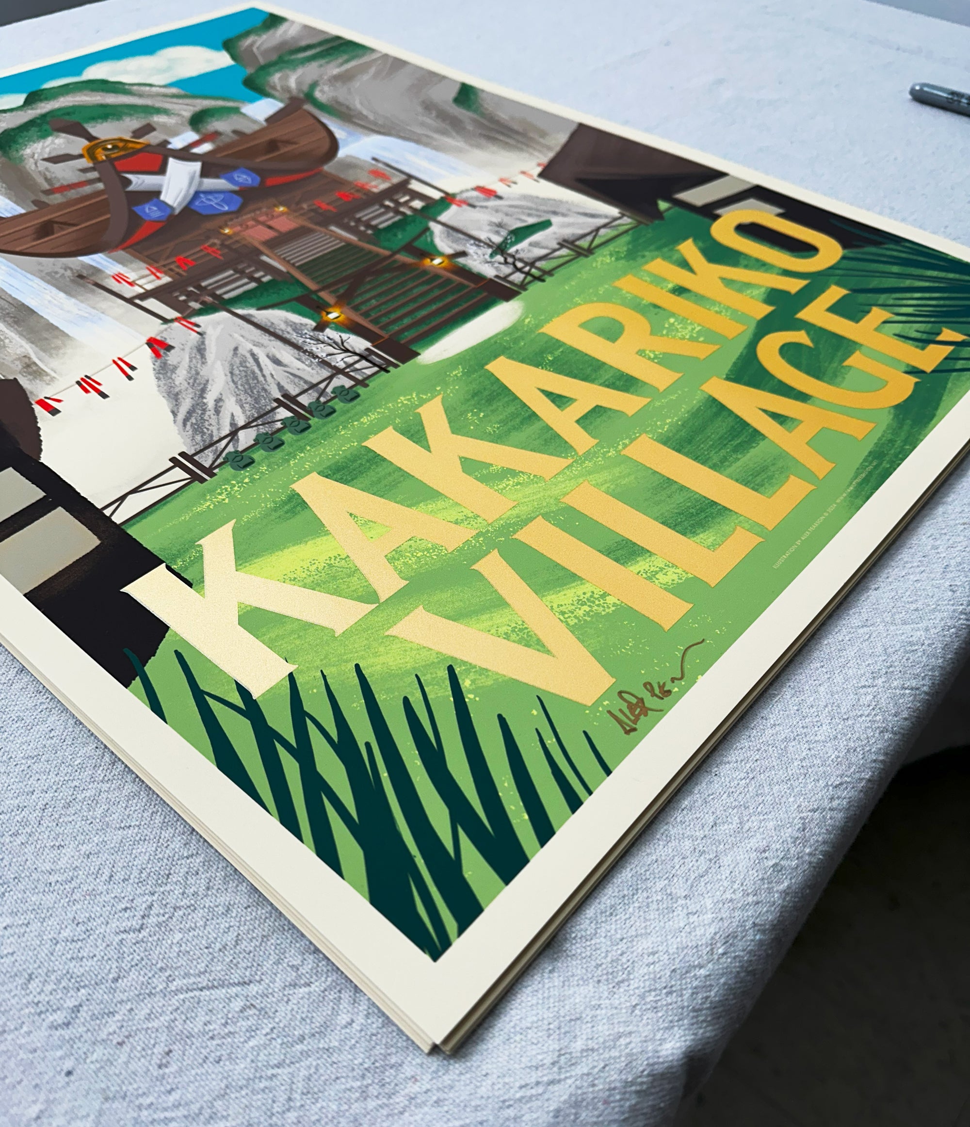 Kakariko Village Limited Edition Print