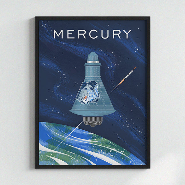 Mercury NASA Mission Poster