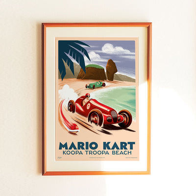 Mario Kart Grand Prix Print by Alex Pearson