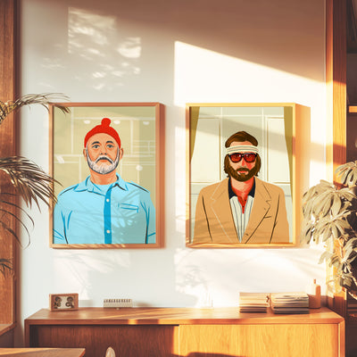 Wes Anderson Character Portraits Bundle