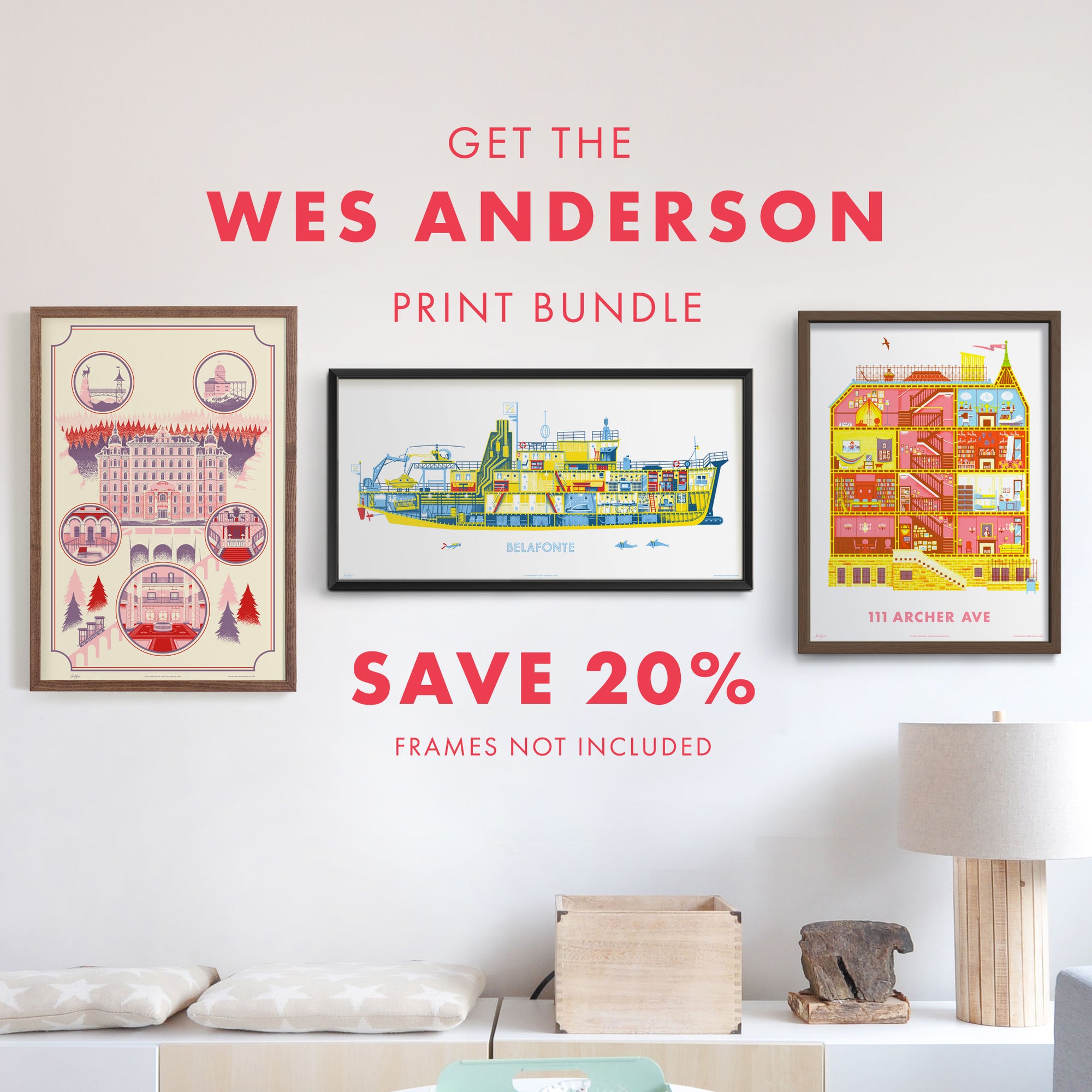 Royal Tenenbaums 111 Archer Ave Print