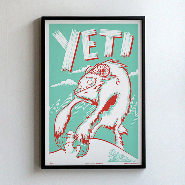 Monster Friends Yeti Print