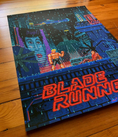 Blade Runner Pixel Art Print