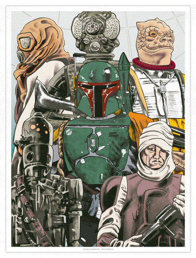 Empire Strikes Back Boba Fett Limited Edition Print