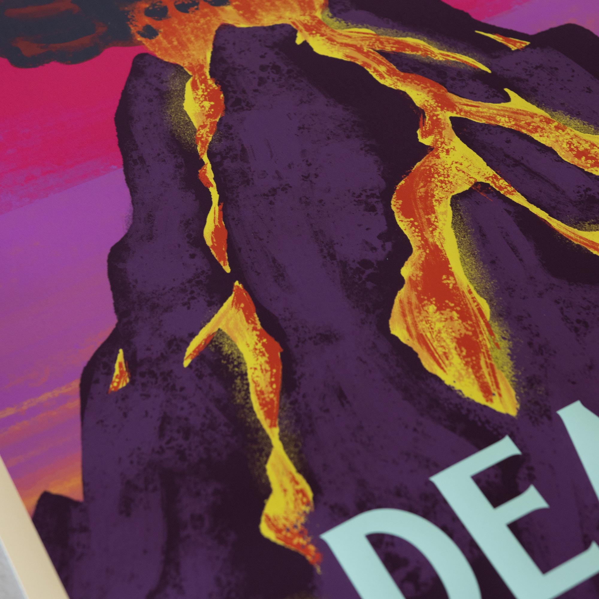 Death Mountain Blood Moon Print