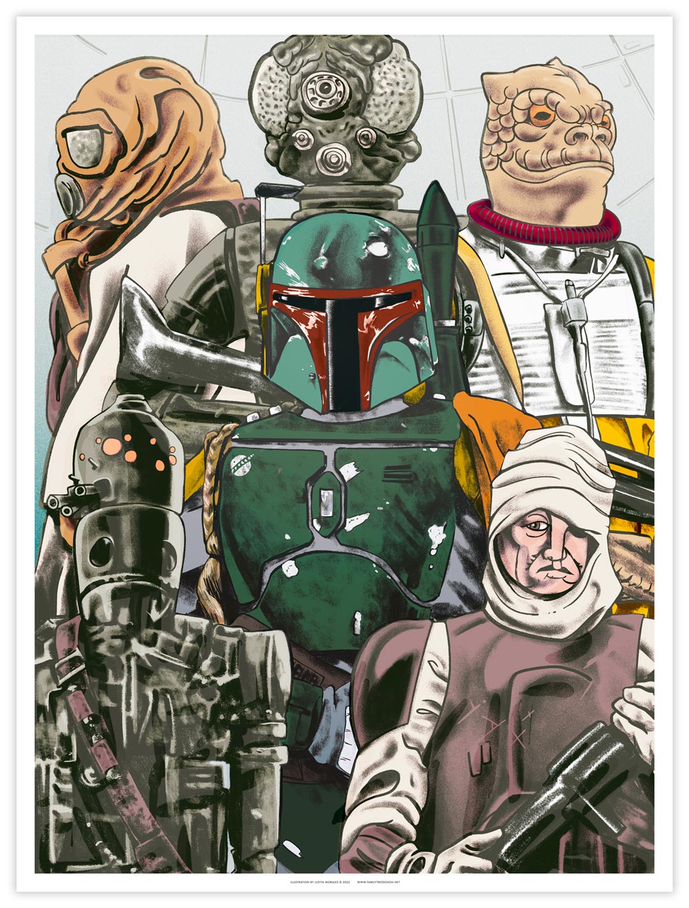 Boba Art Print | Medium Boba Art Print | Medium