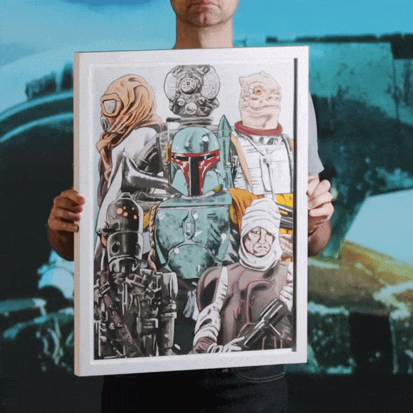 Empire Strikes Back Boba Fett Limited Edition Print