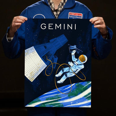 Gemini NASA Mission Poster