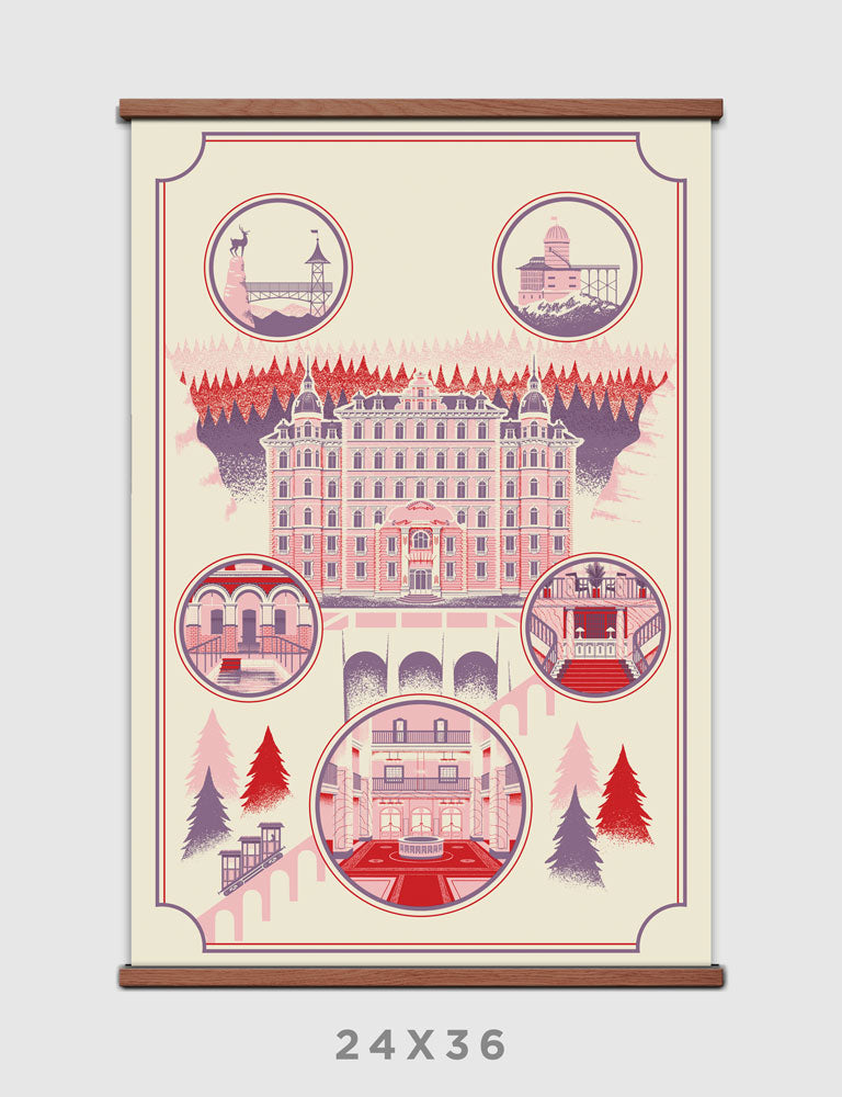 The Grand Budapest Hotel Print