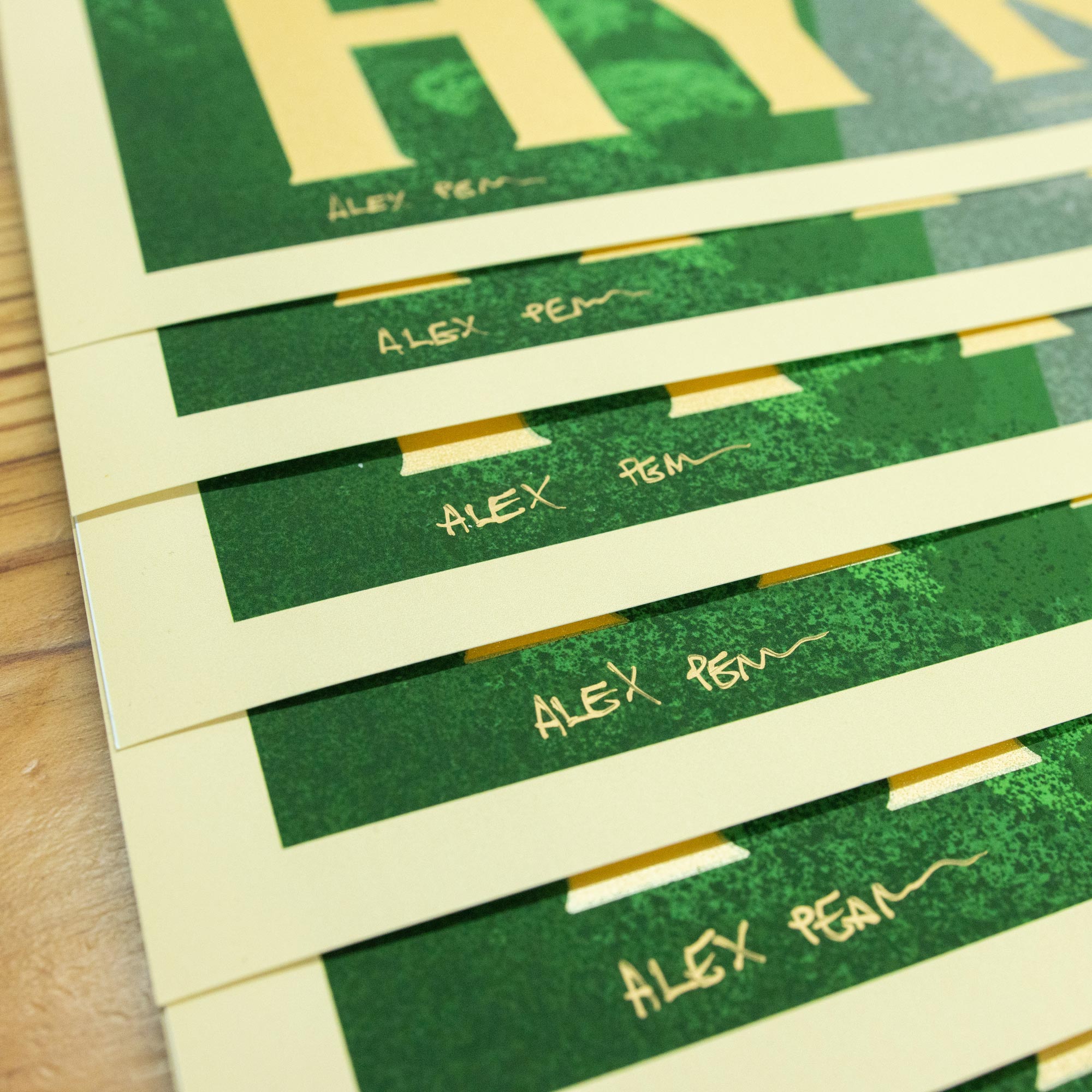 Hyrule Print Limited Edition Gold