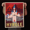 Hyrule Blood Moon Print Limited Edition Gold