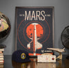 Icarus Mars Travel Poster