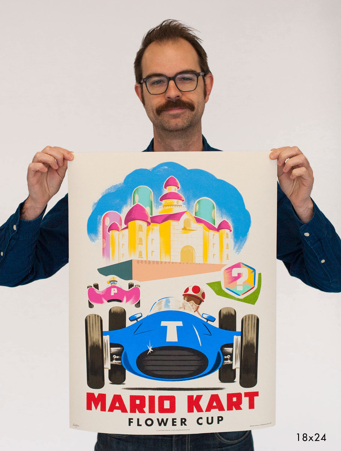 Mario Kart Flower Cup Print