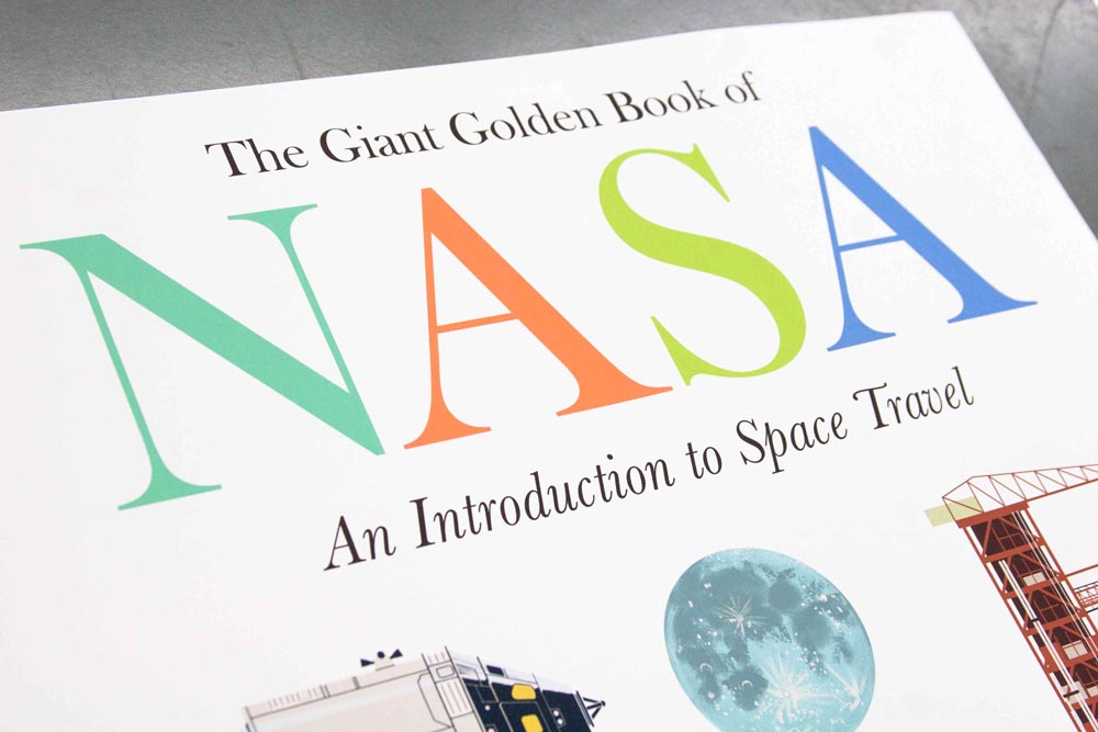NASA Golden Book Print