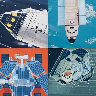 NASA Missions 4 Poster Bundle