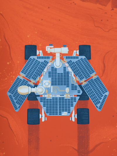 Opportunity Mars Rover NASA Poster