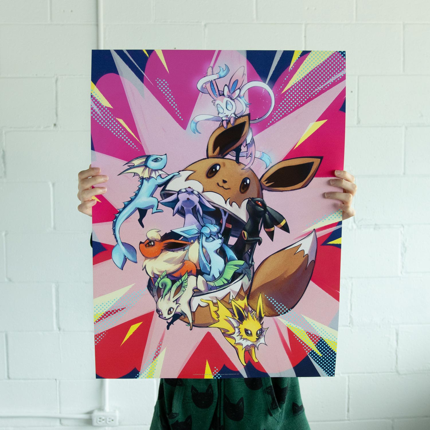 Pokemon Eeveelutions Print - Familytree