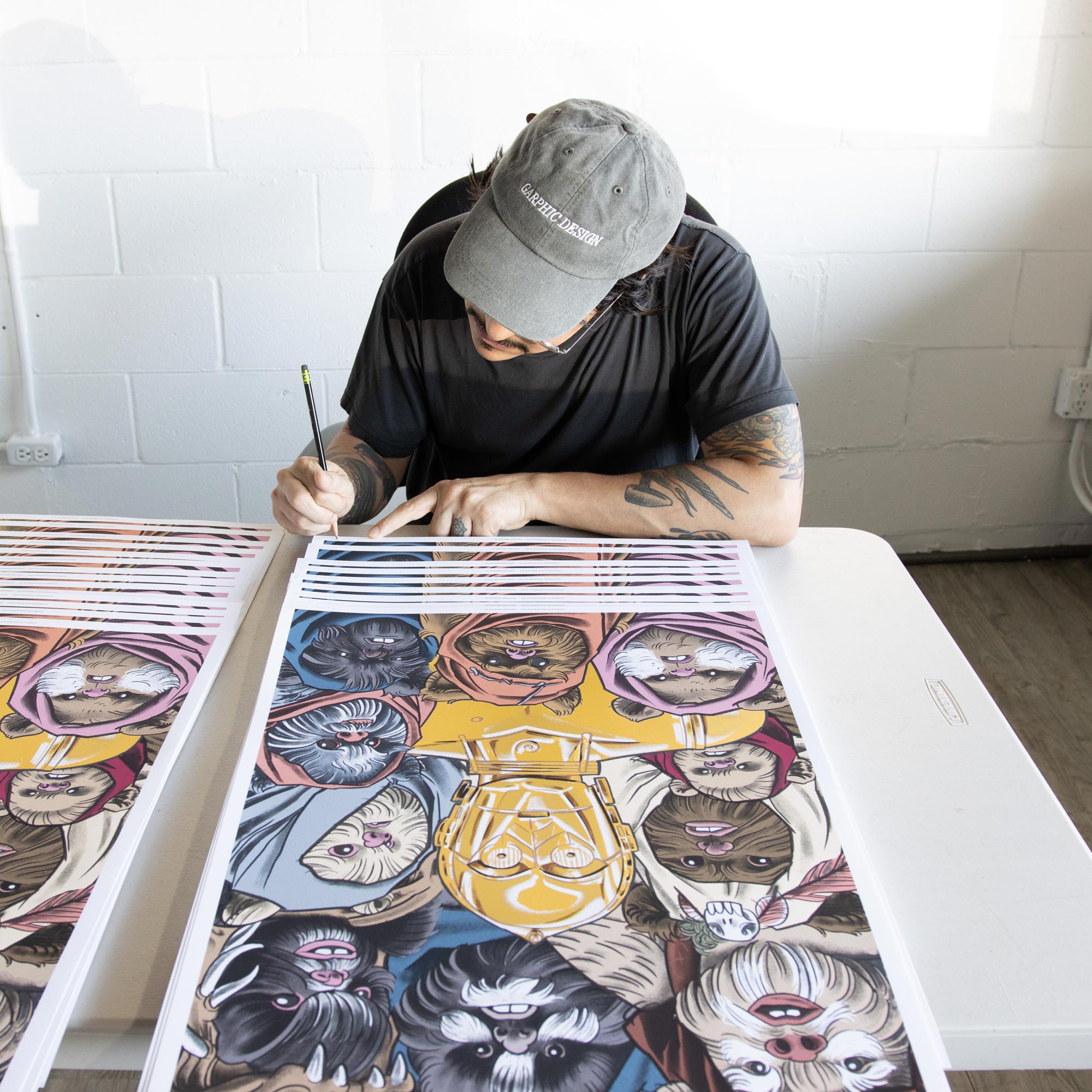 Return of the Jedi C3PO Ewok Limited Edition Print