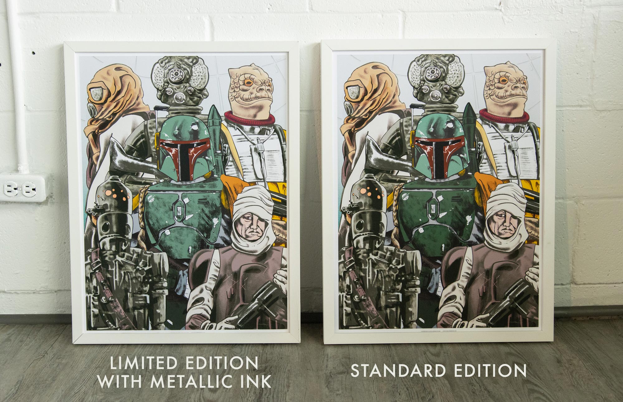 Empire Strikes Back Boba Fett Limited Edition Print