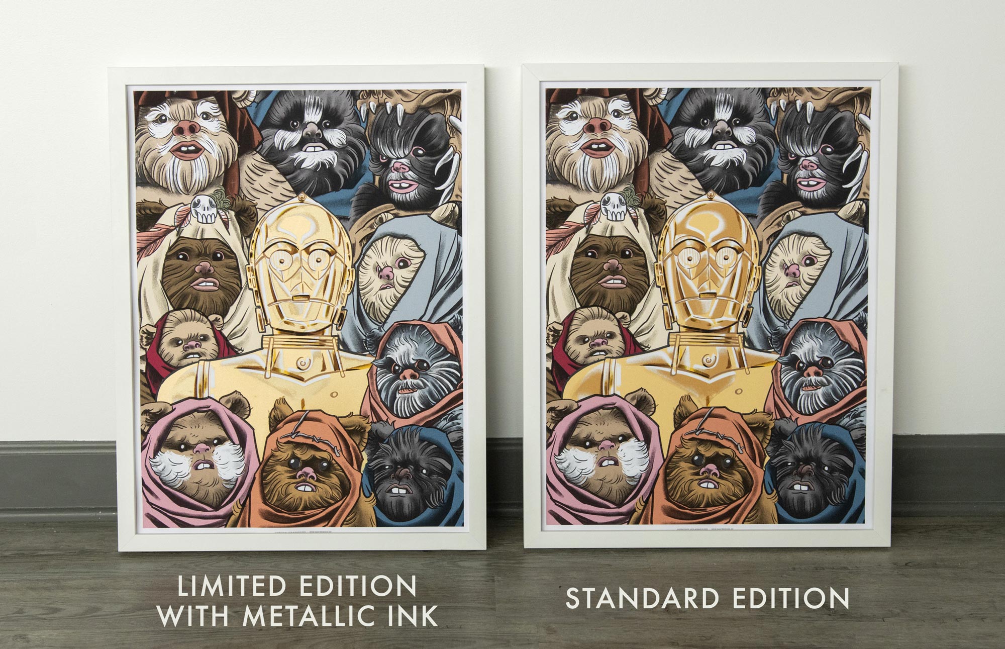 Return of the Jedi C3PO Ewok Limited Edition Print