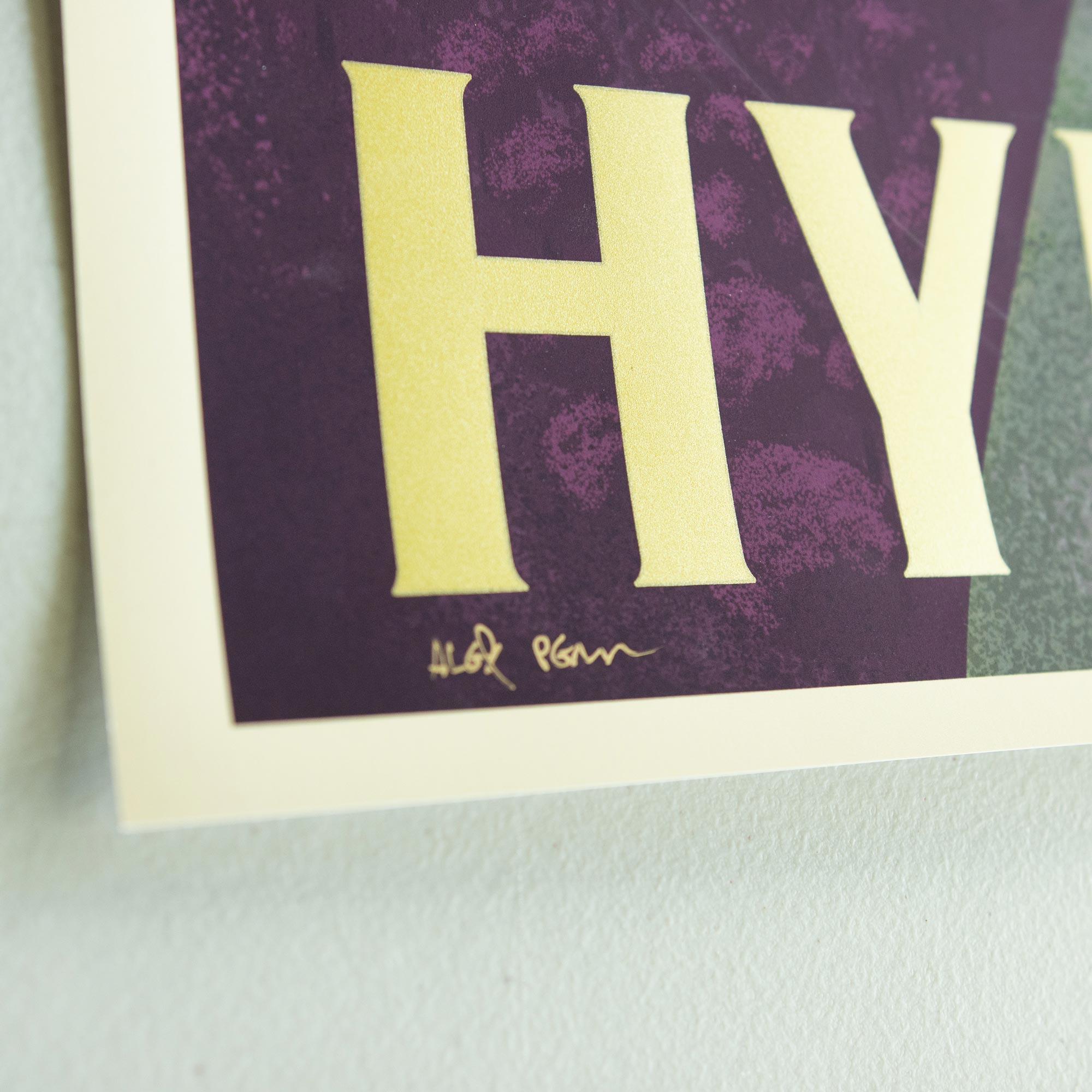 Hyrule Blood Moon Print Limited Edition Gold