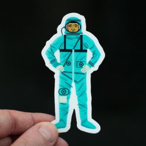 Mercury Astronaut Sticker - Image 2