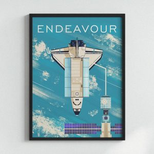 Endeavour NASA Mission Poster