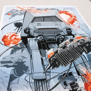 Hoth Battle Scene Print - Image 5