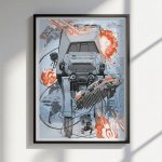 Hoth Battle Scene Print