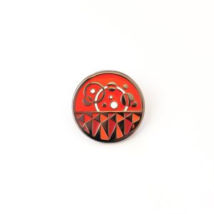 Icarus Mars Enamel Pin - Image 2