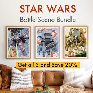 Hoth Battle Scene Print - Image 6