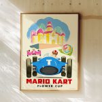 Mario Kart Flower Cup Print