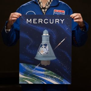 Mercury NASA Mission Poster - Image 4