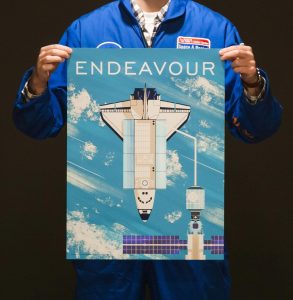 Endeavour NASA Mission Poster - Image 3