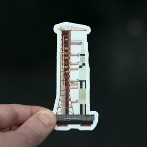 Saturn V Rocket Sticker - Image 2