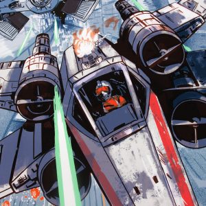 Death Star Battle Scene Print - Image 2